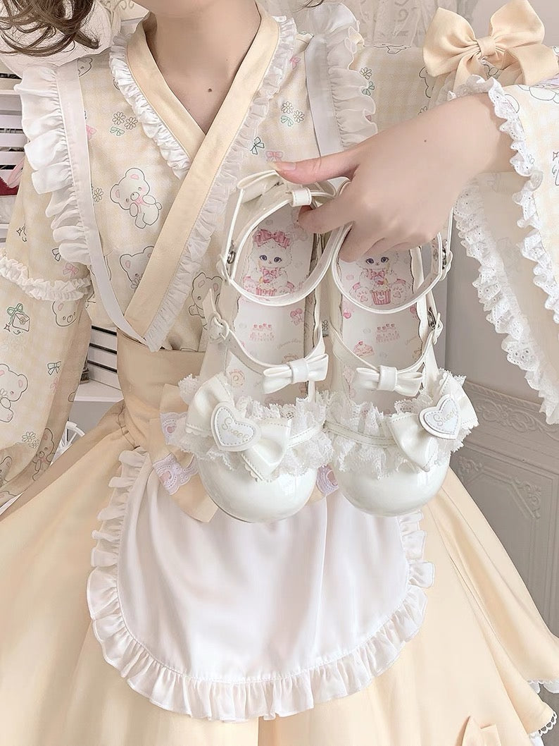 ♡ Мисс Сакура ♡ - Туфли на среднем каблуке