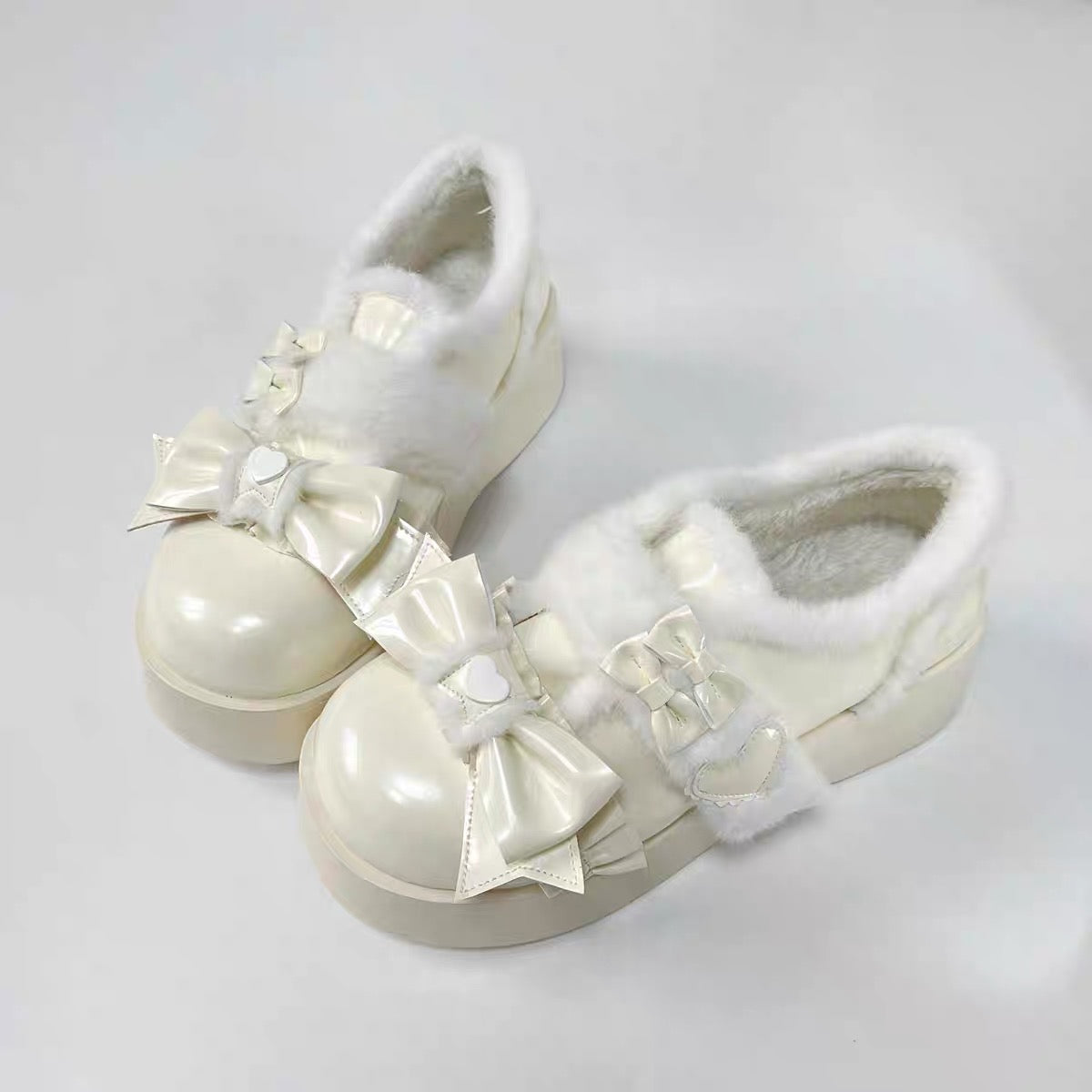 Cream platform shoes online