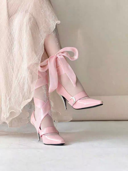 ♡ Дита ♡ - Туфли на шпильке со шнуровкой