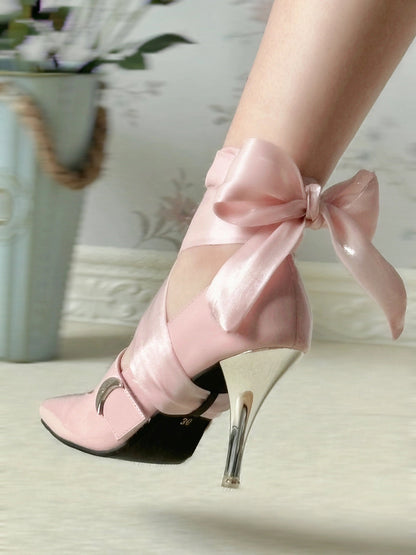 ♡ Дита ♡ - Туфли на шпильке со шнуровкой