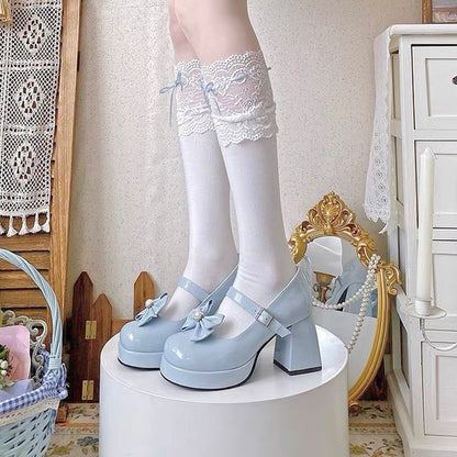 ♡ Pearl Casket ♡ - High Heels