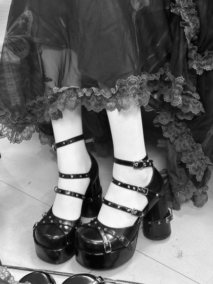 ♡ Sin and Love ♡ — туфли на платформе в стиле готического стиля