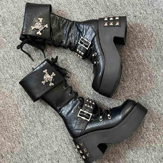 ♡ Sirenia ♡ - Punk Platform Shoes