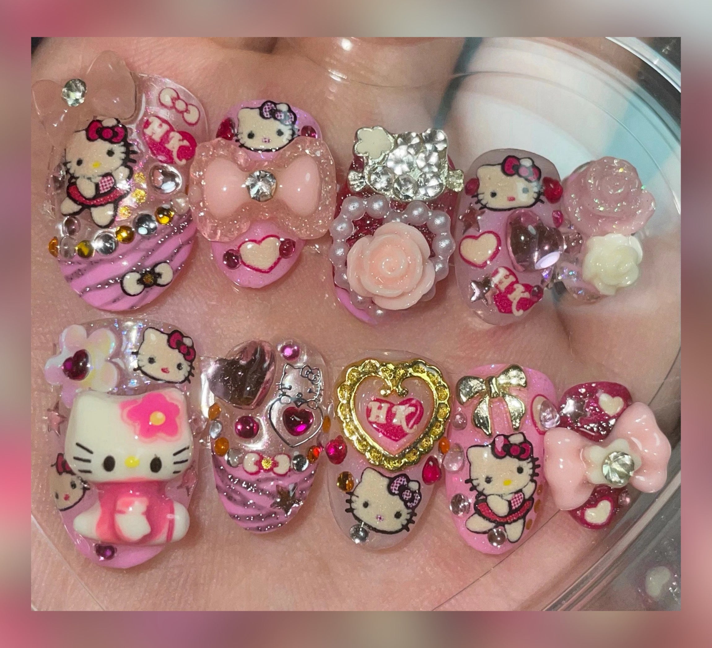 Press-on Nails – Heart of Doll