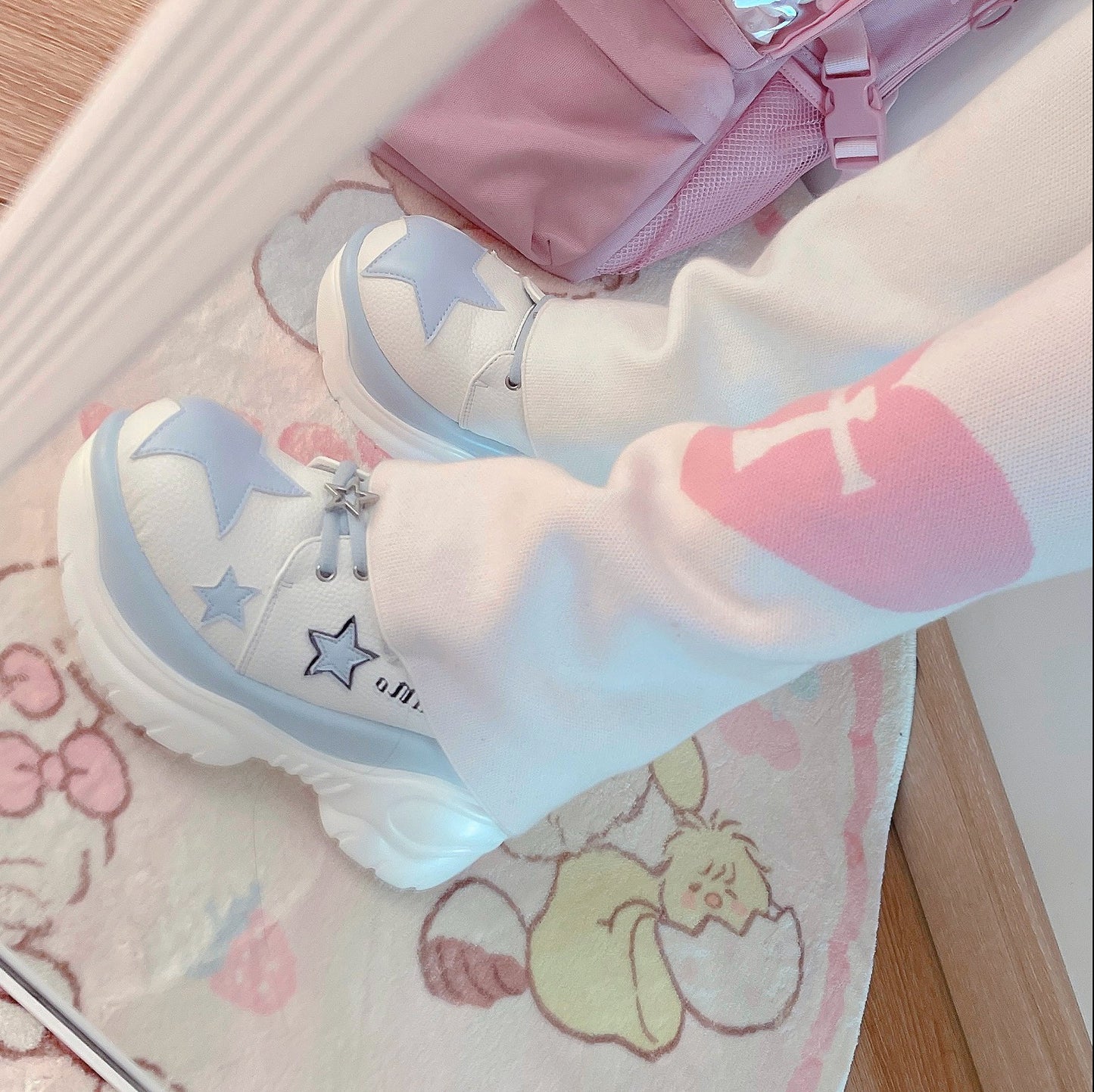 ♡ Rainbow Star ♡ - Массивные кроссовки Y2K