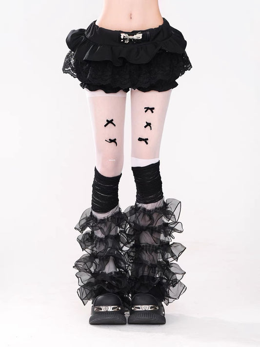 Romantic Black Lace Skirt