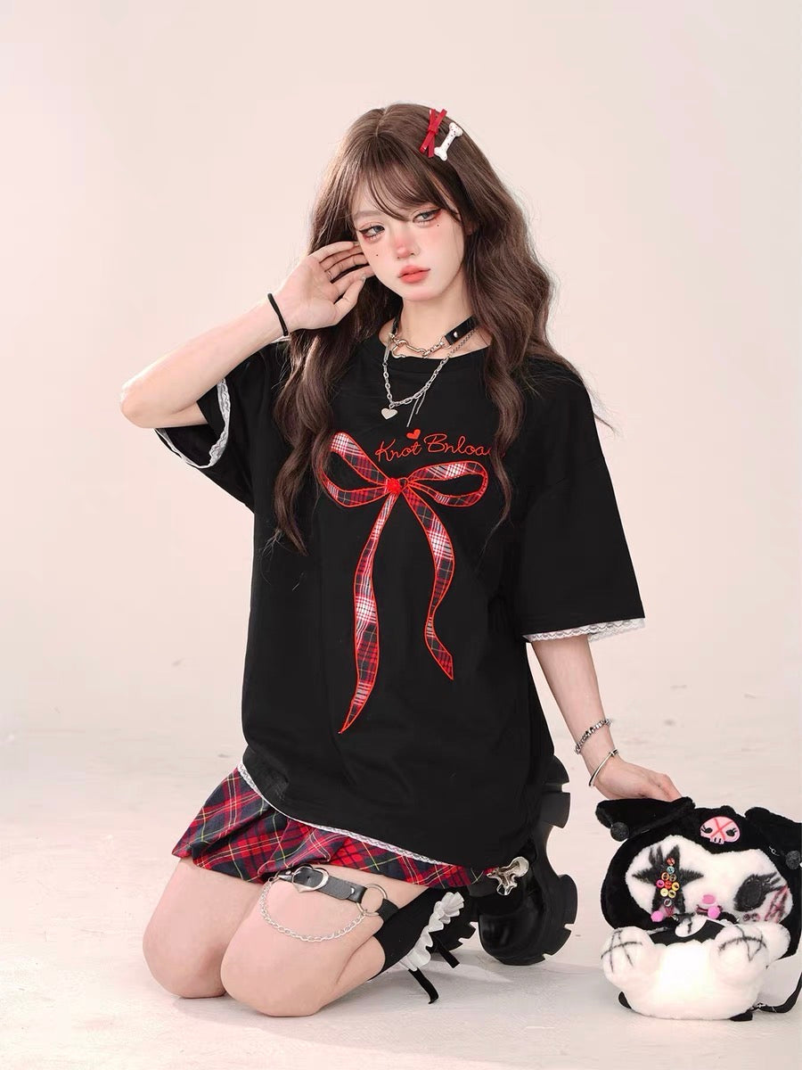 Bow Party Oversized Loose Top